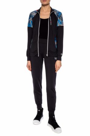 Sports top with decorative straps, zdjęcie 2 Sports top with decorative straps od EA7 Emporio Armani